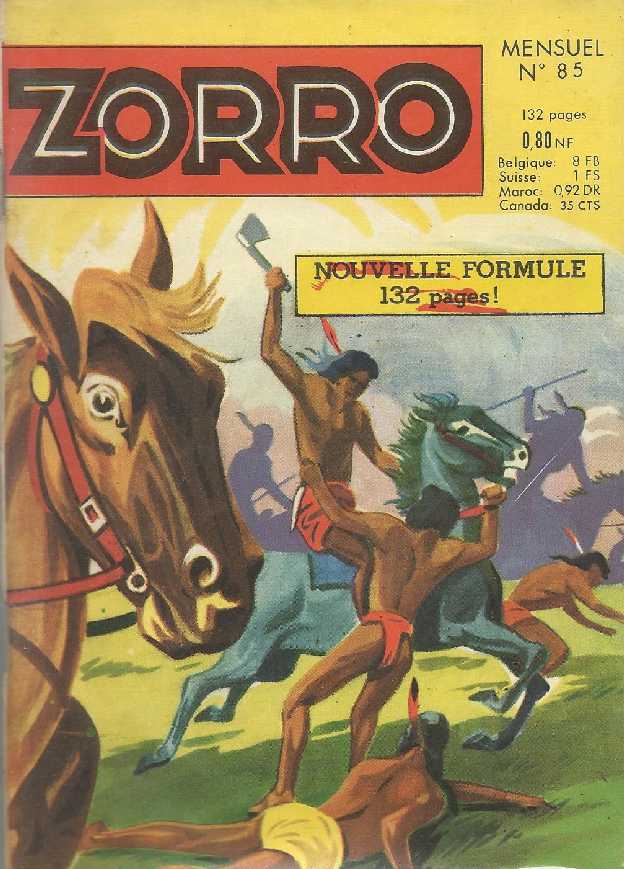 Scan de la Couverture Zorro n 85